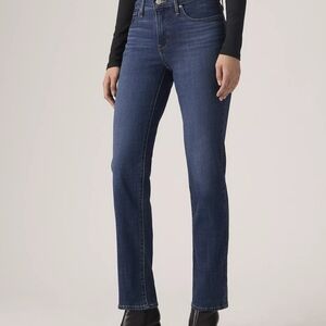Levi's Dark Blue Straight Leg Women's Jeans